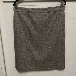 JCrew tweed wool pencil skirt